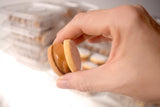 ALFAJORES CON MANJARBLANCO CAJA X 10 UND